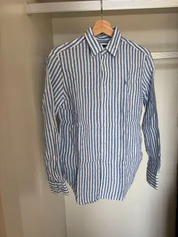 랄프 로렌 스트라이프 린넨 셔츠