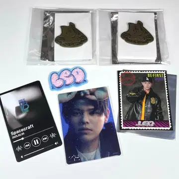 BE:FIRST LEO 자수 포토 카드 배치 카페 카드 6종