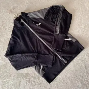 FILA 휠라 트랙 자켓 저리 집업 블랙