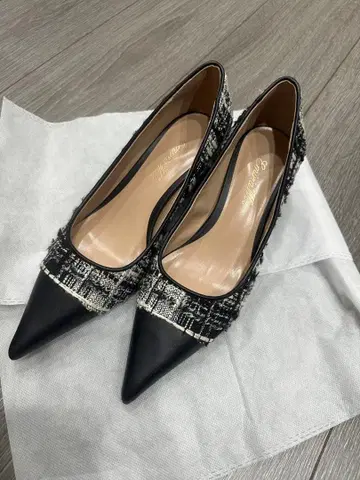 EmiriaWiz 마리아 켄트 트위드 로우힐 펌프스