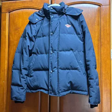 DAINTON 후드 부착 다운 자켓 네이비