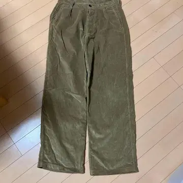 아멘 코듀로이 와이드 팬츠 브라운 계열