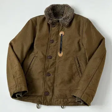 BLUE BLUE N-1 저먼 크로스 덱 자켓 S 밀리터리