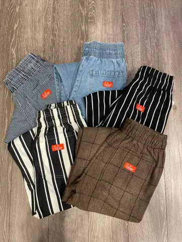 쿡맨 셰프 팬츠 M 사이즈 5장 세트