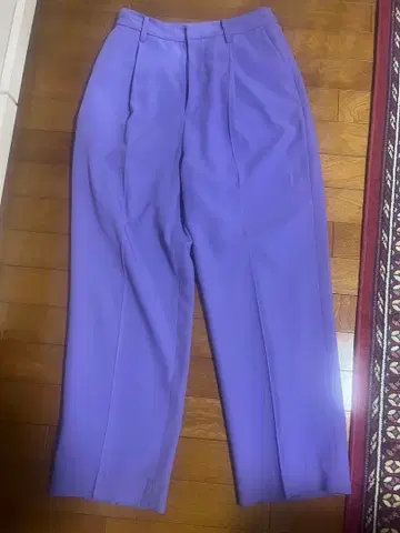 퍼플 플리츠 슬랙스 BEAMS