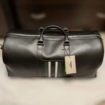 BENTLEY 블랙 가죽 보스턴 백