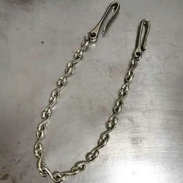 백동 S고리 10mm 지갑 체인 빈티지 브라스 실버