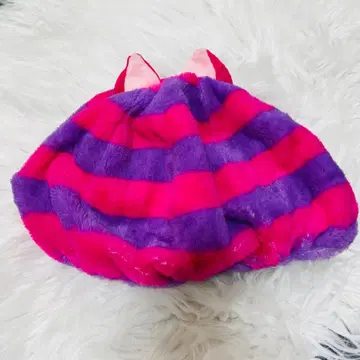 도쿄 디즈니 리조트 체셔 고양이 팬캡 베레모 복슬복슬