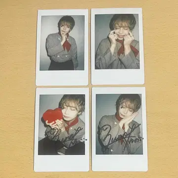 세이브포인트 유노 2022 발렌타인 폴라로이드 4종 세트