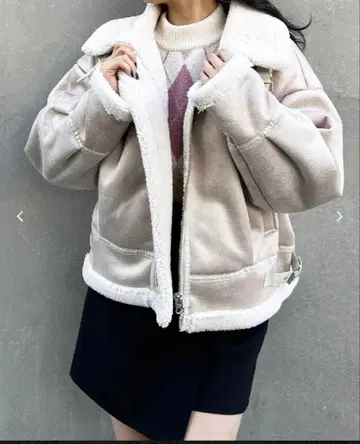 INGNI 무스탕풍 자켓 프리 사이즈