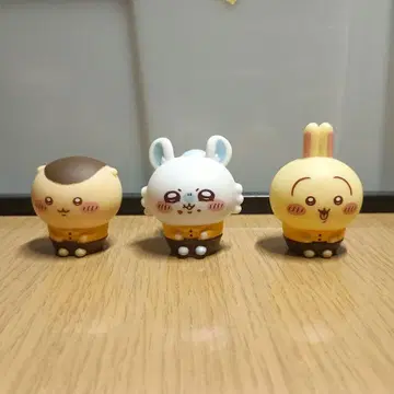 코코스 x 치이카와 (먼작귀) 손가락 인형 (밤만쥬, 토끼, 모몽가)