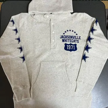 완판템 택 포함 미사용 BUDDY별 하프 스냅 후드티 리버스 위브