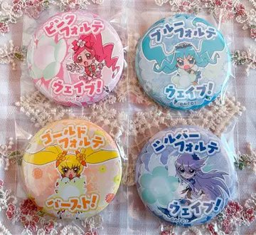 하트캐치 프리큐어 필살기 캔뱃지 4개 세트