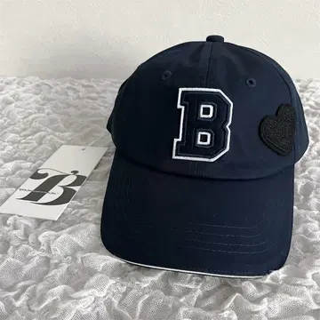 [ 미사용 새상품 ] Bibiy. 로고 캡 모자 네이비