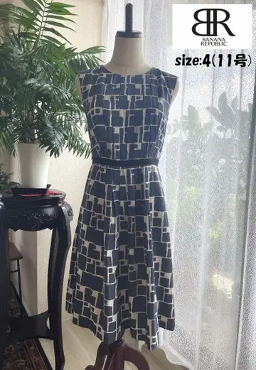 [ 새상품급 ] [ 바나나리퍼블릭 ] 슬리브리스 원피스 M 11호 실크