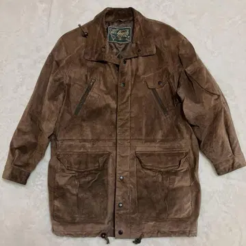 [ 새상품급 ] BellMaxim 브라운 스웨이드 아우터