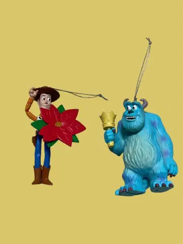 토이스토리 우디 & 샐리 크리스마스 피규어