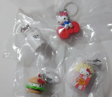 헬로키티 아메리칸 디자인 메지루시 액세서리 4종 세트