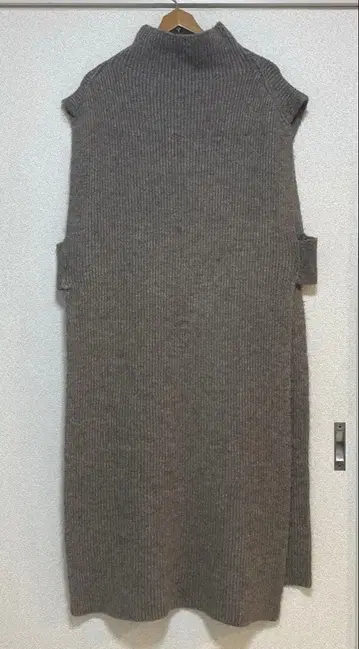 ITEMS URBANRESEARCH 니트 슬리브리스 원피스