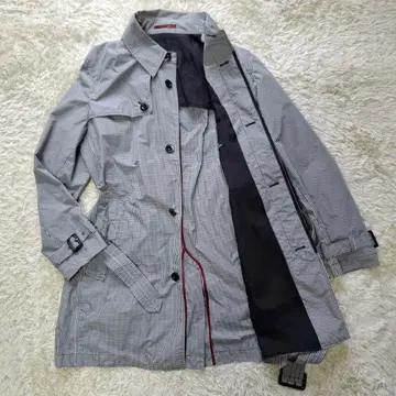 PS 폴스미스 트렌치코트 깅엄 체크 일본제 L 세탁필