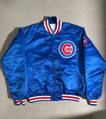 90s 스타터 USA제 충전솜 바시티 자켓 시카고 컵스