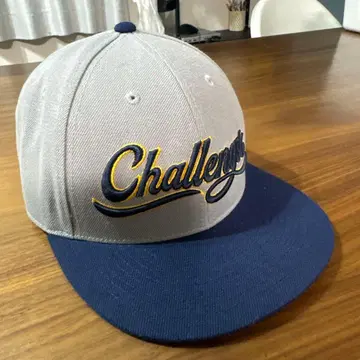 CHALLENGER 그레이 네이비 캡 M