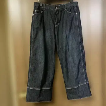 nouvoxnouvo 와이드 레그 데님