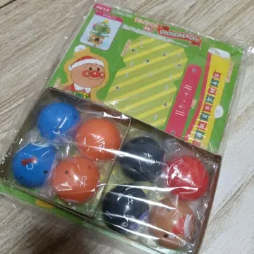 메바에 부록 호빵맨 크리스마스 트리 가챠