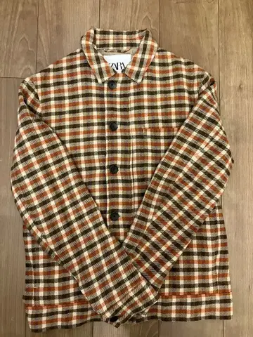ZARA 체크 무늬 자켓 S 사이즈