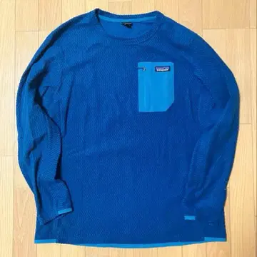 파타고니아 R1 에어 크루 XL 블루