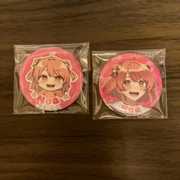 컬러풀 피치 노아 캔뱃지 2개