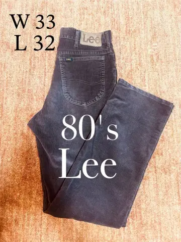 80's 리 브라운 라이더스 유니온 티켓 코듀로이 USA