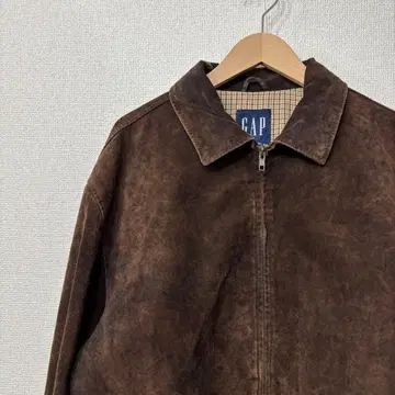 갭 스웨이드 가죽 자켓 브라운 미국 빈티지 의류 L 3163