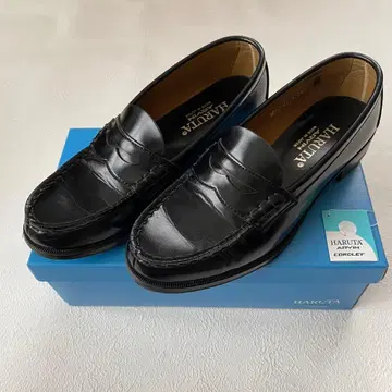새상품급 24.5cm HARUTA 블랙 로퍼 하루타