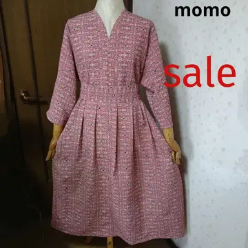 sale! 화학 섬유 허리 리본 포함 턱 들어간 원피스 기모노 리메이크