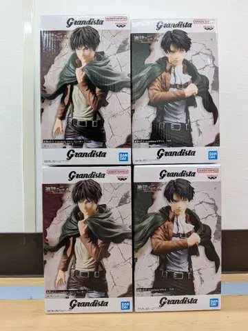 진격의 거인 Grandista 리바이 엘렌 피규어 2종 4체 세트