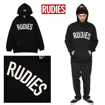 RUDIES 루디스 PHAT 후드티 블랙 L GID 축광 로고
