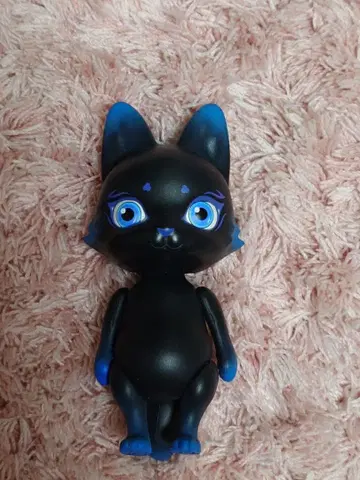 캡슐 토이 늑대 블랙