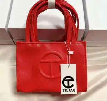 TELFAR 레드 토트백 소형 택 포함 새상품