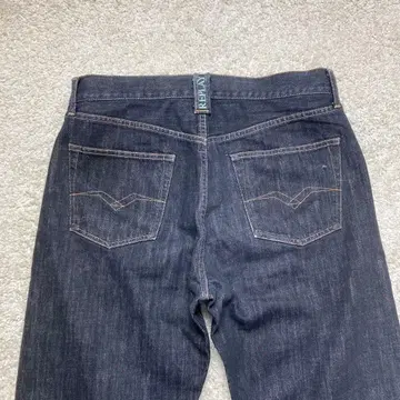 빅 사이즈 REPLAY 리플레이 W34 청바지 다크 네이비 다크 블루