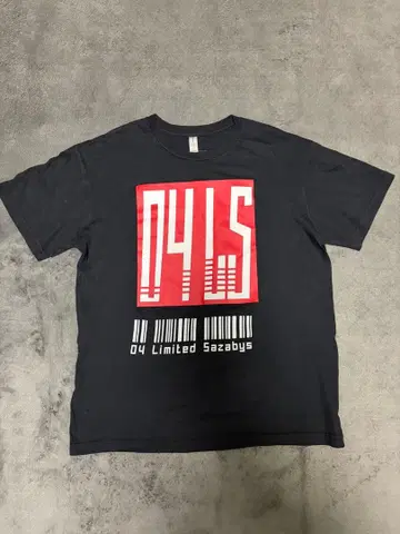 04 Limited Sazabys 티셔츠 바코드 패턴