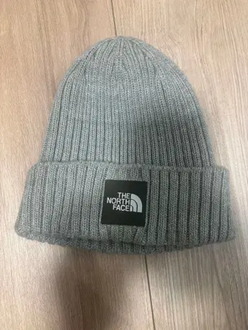 THE NORTH FACE 그레이 니트 모자