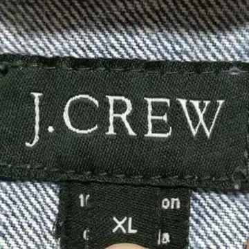 00'S J.CREW 데님 자켓 데미지 가공 빅 실루엣