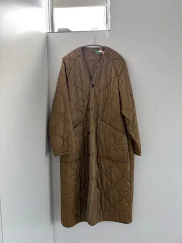 HYKE 퀼팅 라이너 코트 사이즈 2 (하자품)