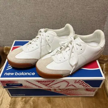 UNIQLOC 스웨이드 콤비네이션 스니커즈 화이트