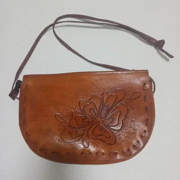 60s 70s 빈티지 히피 가죽 구제 의류 백