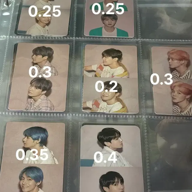 방탄 포카 급처 싸게 판매합니다