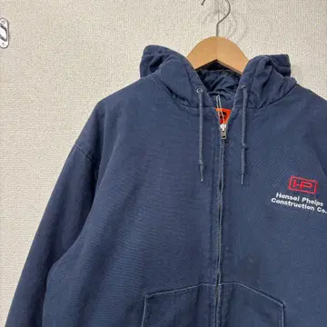 미국 빈티지 의류 덕 자켓 후드티 기업 로고 L 3157