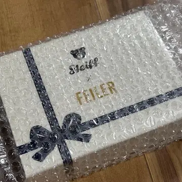 [ 새상품 ] Steiff x Feiler 손수건 세트 페이러 슈타이프