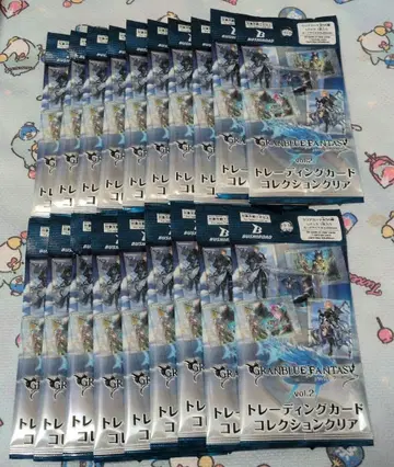그랑블루 판타지 트레이딩 카드 컬렉션 클리어 미개봉 19팩